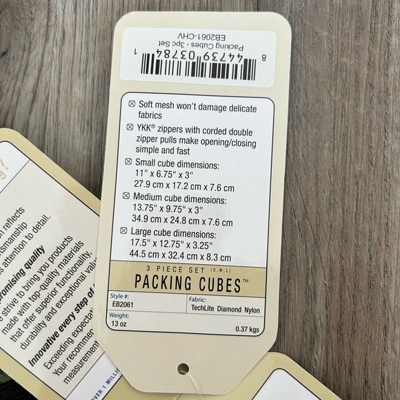 NWT eBags Packing Cubes - Picture 9 of 9
